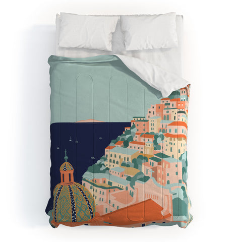 Valeria Frustaci Positano in Italy Comforter