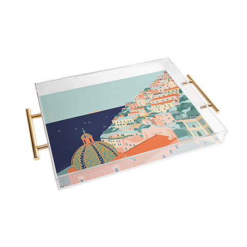 Valeria Frustaci Positano in Italy Acrylic Tray