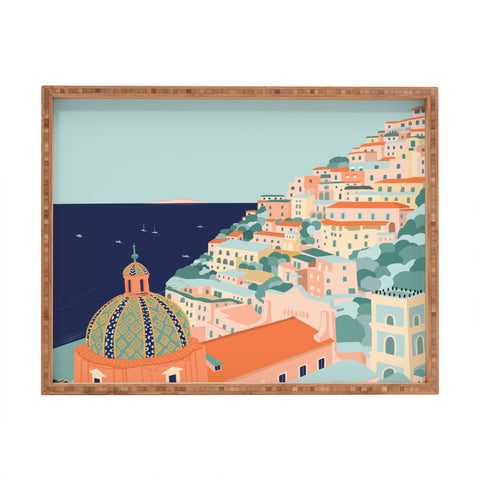 Valeria Frustaci Positano in Italy Rectangular Tray