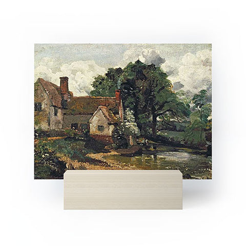 Viktorius Art Vintage painting of a house Mini Art Print