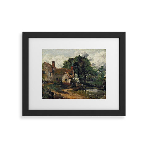 Viktorius Art Vintage painting of a house Framed Art Print