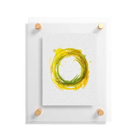 Viviana Gonzalez Abstract Circle 1 Floating Acrylic Print