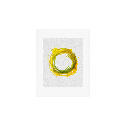 Viviana Gonzalez Abstract Circle 1 Art Print