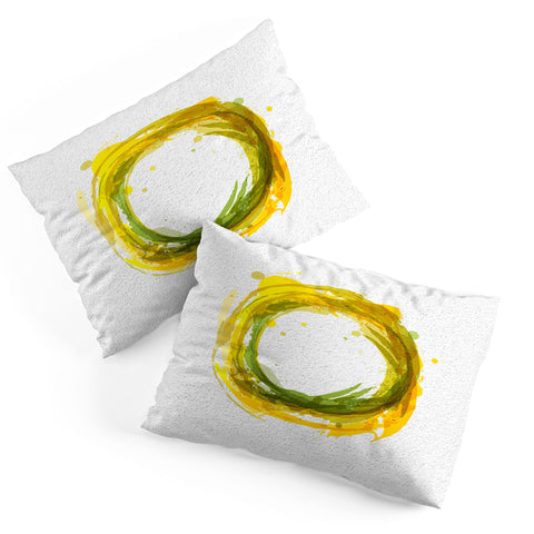 Viviana Gonzalez Abstract Circle 1 Pillow Shams