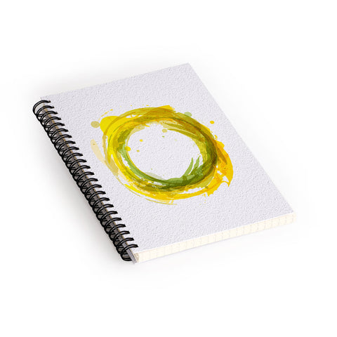 Viviana Gonzalez Abstract Circle 1 Spiral Notebook