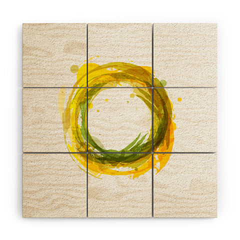 Viviana Gonzalez Abstract Circle 1 Wood Wall Mural