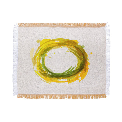 Viviana Gonzalez Abstract Circle 1 Throw Blanket