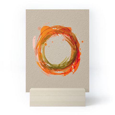 Viviana Gonzalez Abstract Circle 2 Mini Art Print