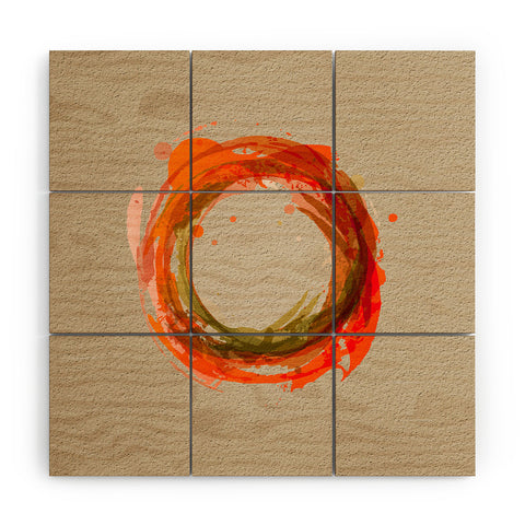 Viviana Gonzalez Abstract Circle 2 Wood Wall Mural