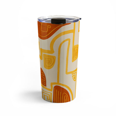 Viviana Gonzalez Abstract Modern Expression Travel Mug
