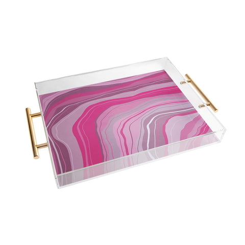 Viviana Gonzalez Agate Inspired Abstract 01 Acrylic Tray