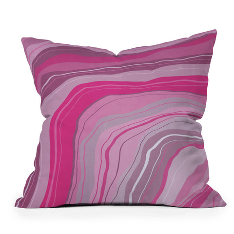 Viviana Gonzalez Agate Inspired Abstract 01 Outdoor Throw Pillow