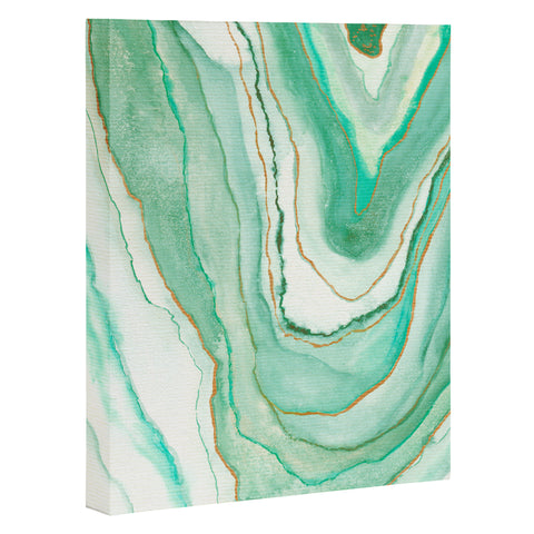 Viviana Gonzalez Agate Inspired Watercolor 07 Art Canvas