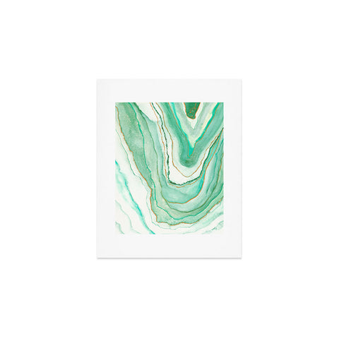 Viviana Gonzalez Agate Inspired Watercolor 07 Art Print
