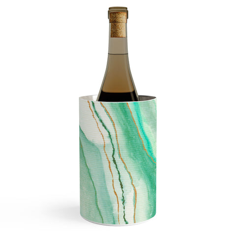 Viviana Gonzalez Agate Inspired Watercolor 07 Wine Chiller