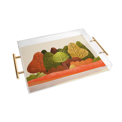 Viviana Gonzalez Autumn landscape 1 Acrylic Tray