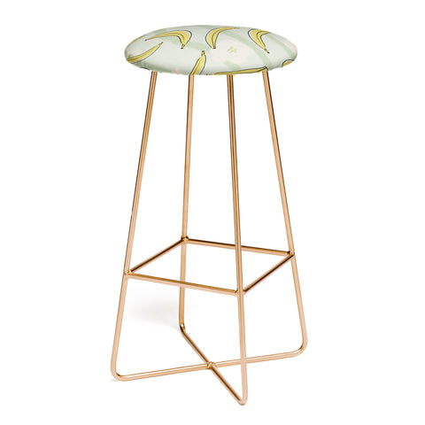 Viviana Gonzalez Banana And Flowers Bar Stool