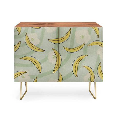 Viviana Gonzalez Banana And Flowers Credenza
