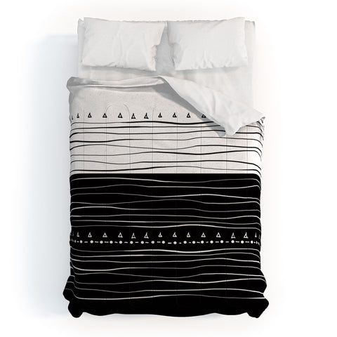 Viviana Gonzalez Black and white collection 01 Comforter