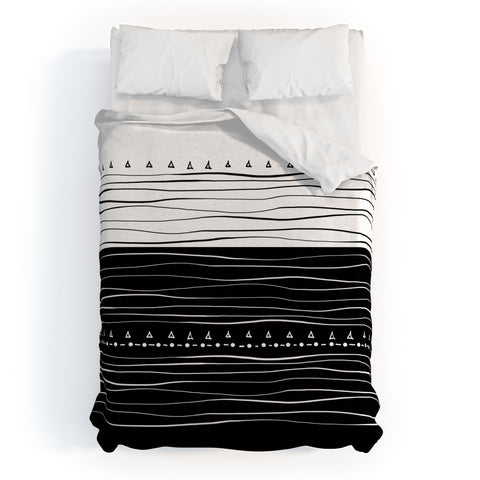 Viviana Gonzalez Black and white collection 01 Duvet Cover