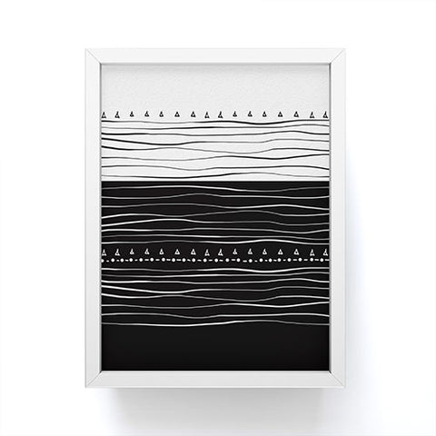 Viviana Gonzalez Black and white collection 01 Framed Mini Art Print