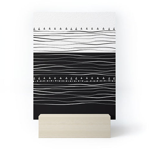 Viviana Gonzalez Black and white collection 01 Mini Art Print