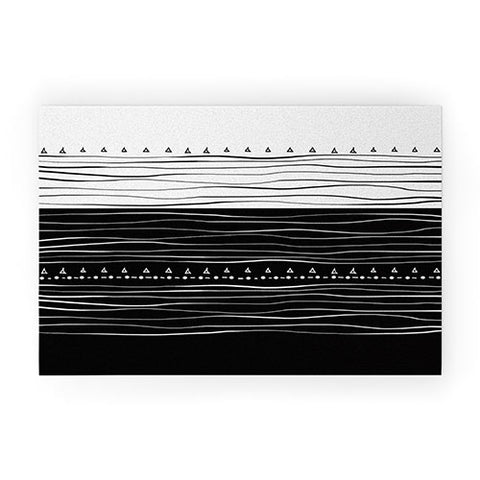 Viviana Gonzalez Black and white collection 01 Welcome Mat