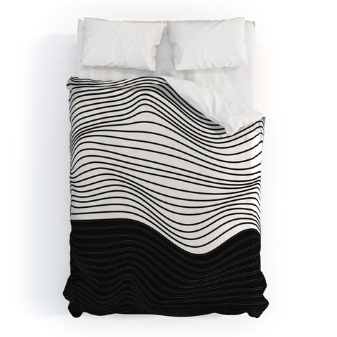 Viviana Gonzalez Black and white collection 06 Duvet Cover