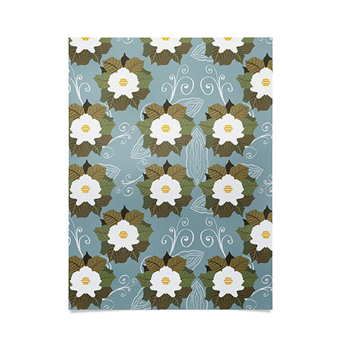 Viviana Gonzalez Boho Flowers vibes Poster
