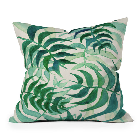 Viviana Gonzalez Botanical vibes 03 Outdoor Throw Pillow