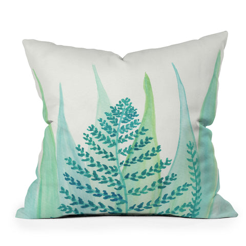 Viviana Gonzalez Botanical vibes 06 Outdoor Throw Pillow