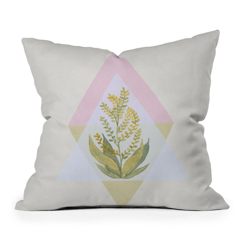 Viviana Gonzalez Botanical vibes 09 Outdoor Throw Pillow