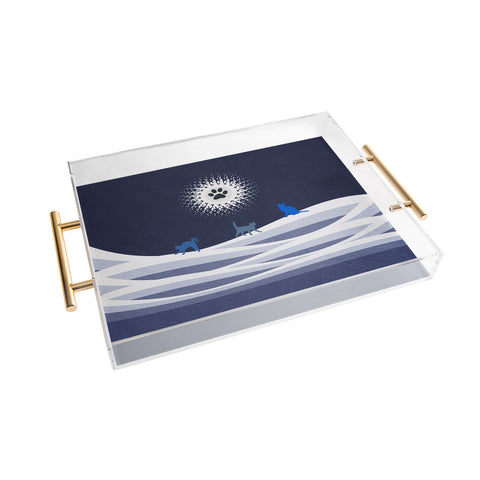 Viviana Gonzalez Cats Territory Acrylic Tray