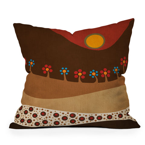 Viviana Gonzalez Color Under The Sun II Outdoor Throw Pillow
