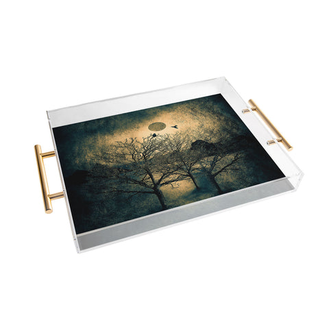 Viviana Gonzalez Dark Forest II Acrylic Tray