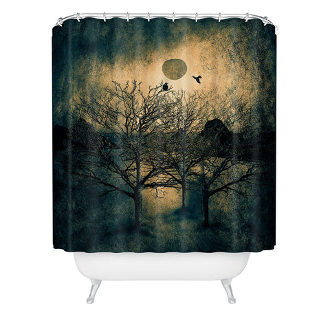 Viviana Gonzalez Dark Forest II Shower Curtain
