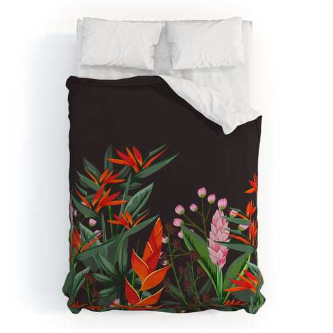 Viviana Gonzalez Dramatic Florals collection 01 Duvet Cover