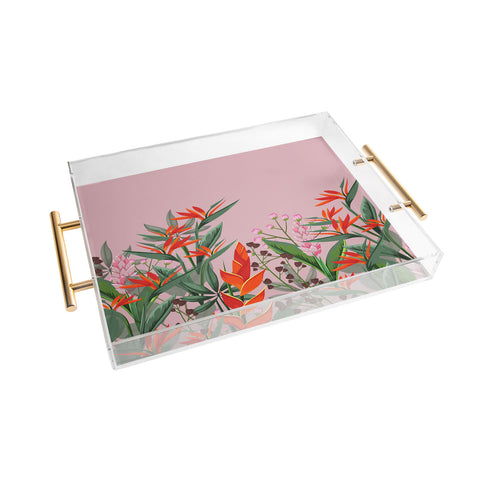 Viviana Gonzalez Dramatic Florals collection 02 Acrylic Tray