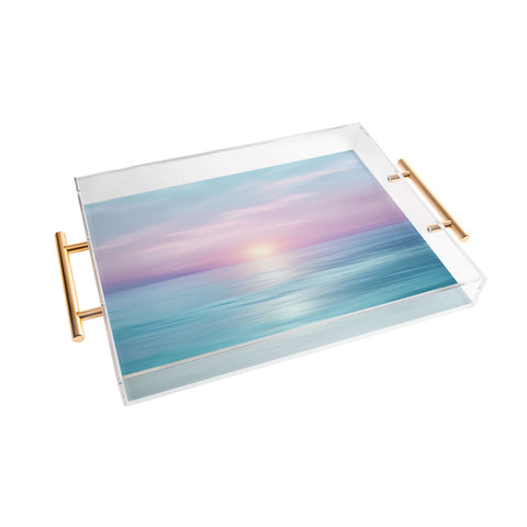 Viviana Gonzalez Dreamy sunset Acrylic Tray