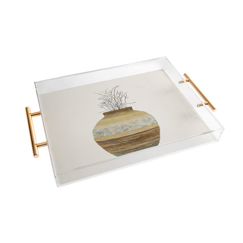Viviana Gonzalez Earthenware Inspiration Vase Acrylic Tray