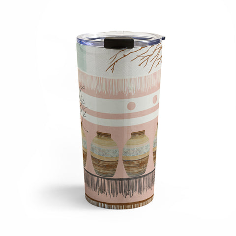 Viviana Gonzalez Earthenware InspirationPattern Travel Mug
