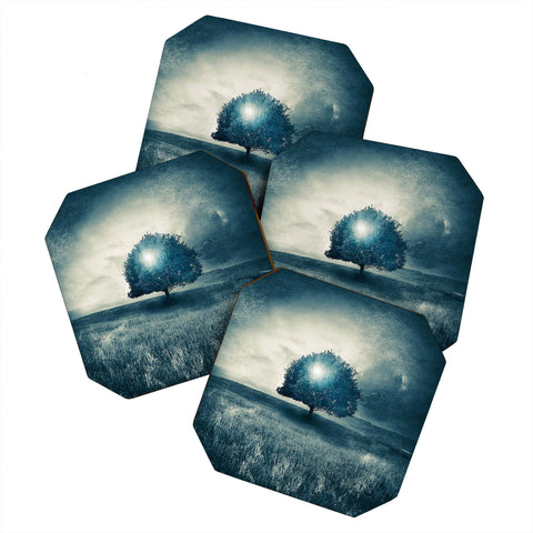 Viviana Gonzalez Energy From The Blue Tree Coaster Set