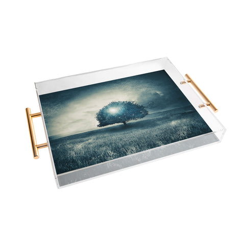 Viviana Gonzalez Energy From The Blue Tree Acrylic Tray