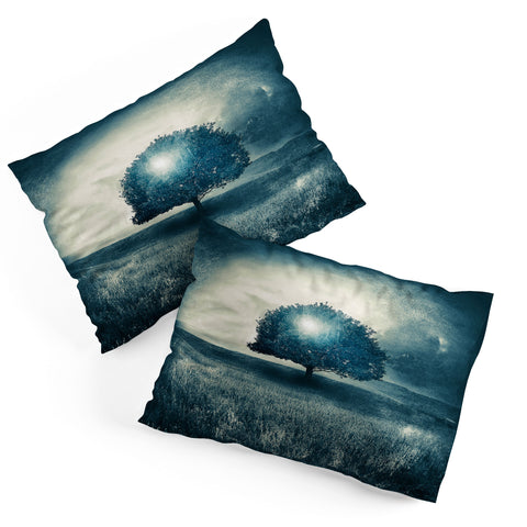 Viviana Gonzalez Energy From The Blue Tree Pillow Shams