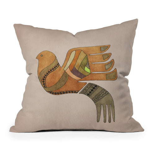 Viviana Gonzalez Ethnic vibes 01 Outdoor Throw Pillow