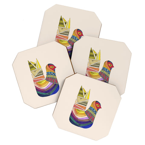 Viviana Gonzalez Ethnic vibes 02 Coaster Set