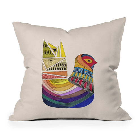 Viviana Gonzalez Ethnic vibes 02 Outdoor Throw Pillow