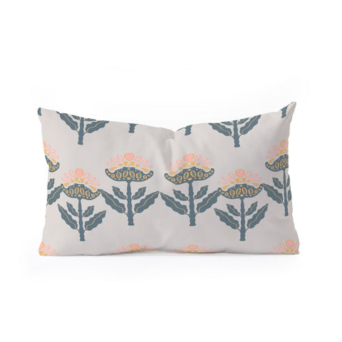 Viviana Gonzalez Folk Inspired 01 Oblong Throw Pillow