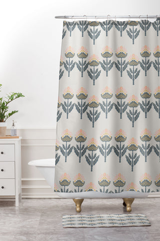 Viviana Gonzalez Folk Inspired 01 Shower Curtain And Mat