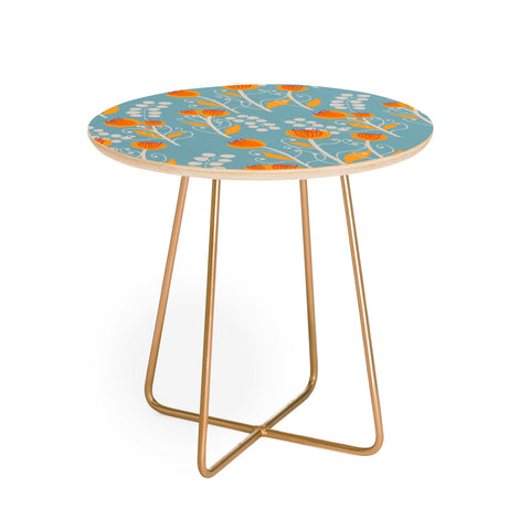 Viviana Gonzalez Folk Wild Flowers Round Side Table